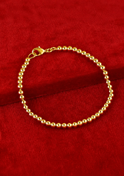 Sparkling Beaded Charm Necklace