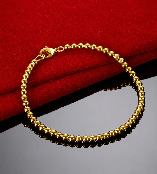 Sparkling Beaded Charm Necklace