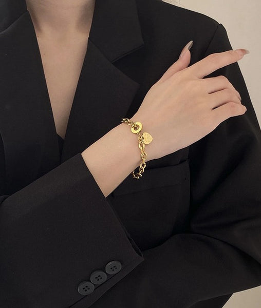 Sparkling  Classic Engraved Heart.