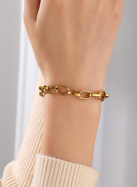 Sparkling  Stainless Steel Bracelets For Women