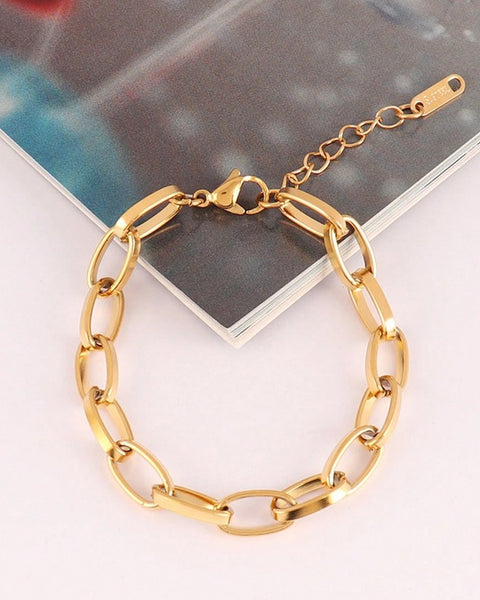 Sparkling  Stainless Steel Bracelets For Women