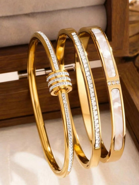 Sparkling  Heart Zirconia Bracelet Jewelry.