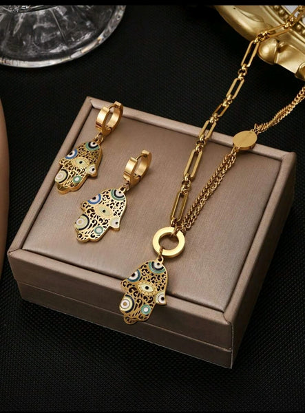 Sparkling Evil Eye Luxe Set