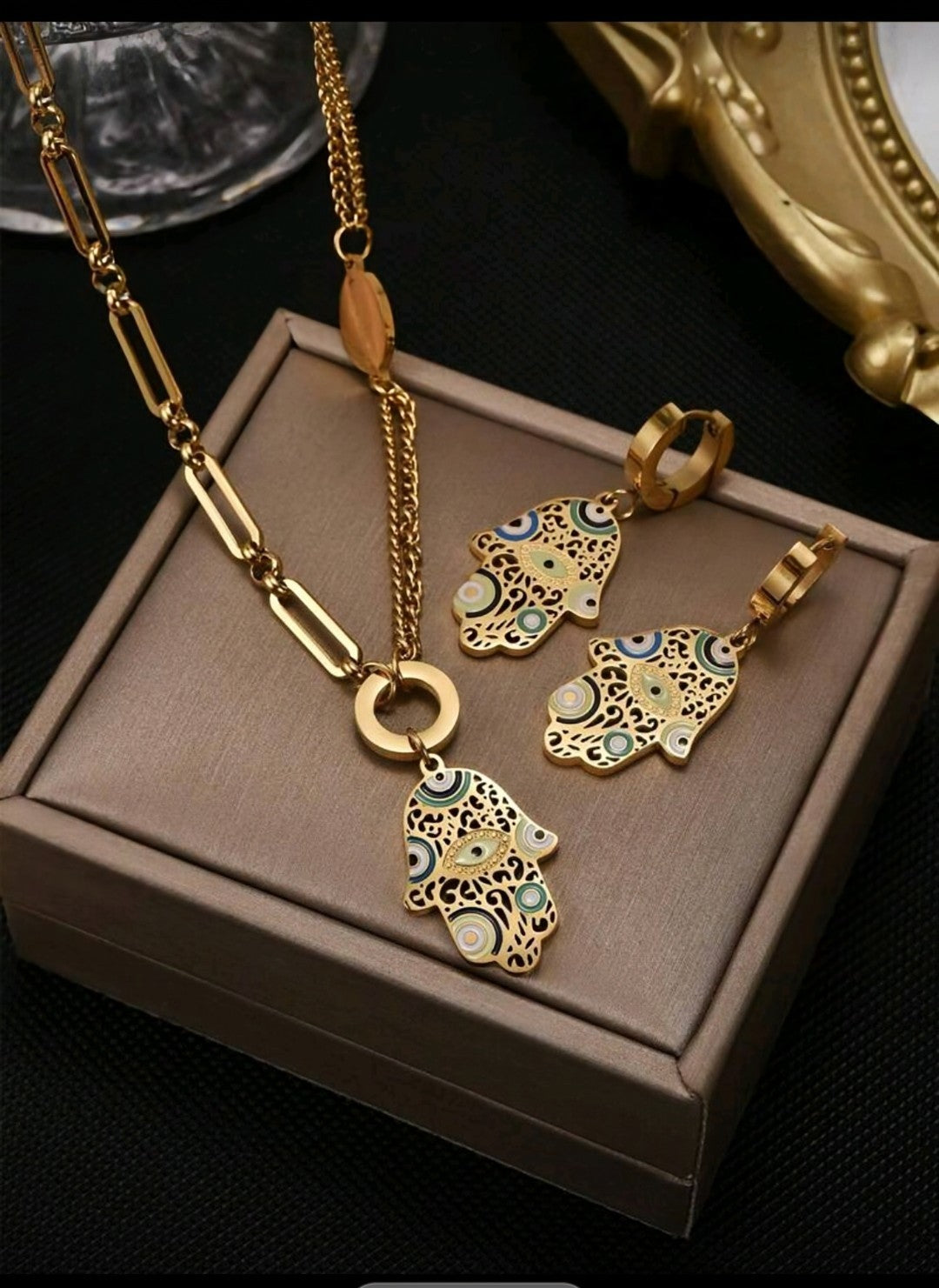 Sparkling Evil Eye Luxe Set