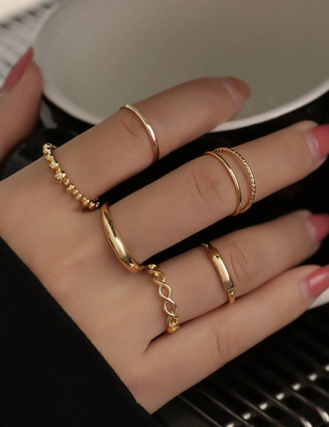 Sparkling 6pcs Stylist Ring