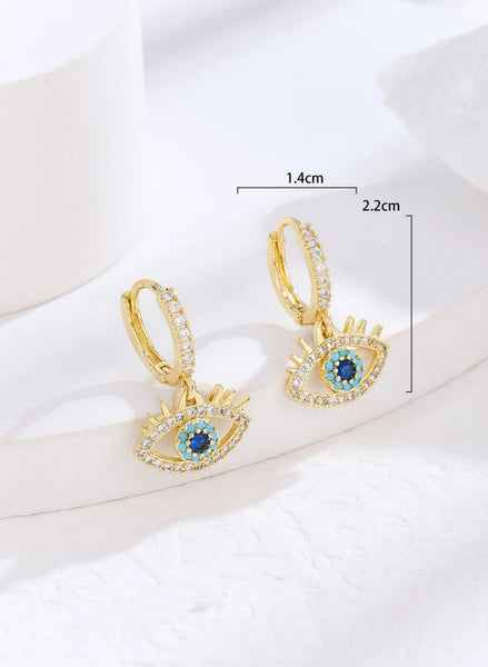 Sparkling Cubic Zirconia Decor earring